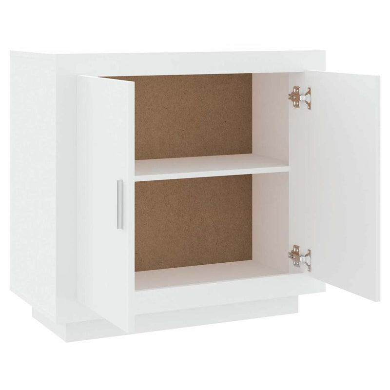 Dulap, alb, 80x40x75 cm, lemn prelucrat