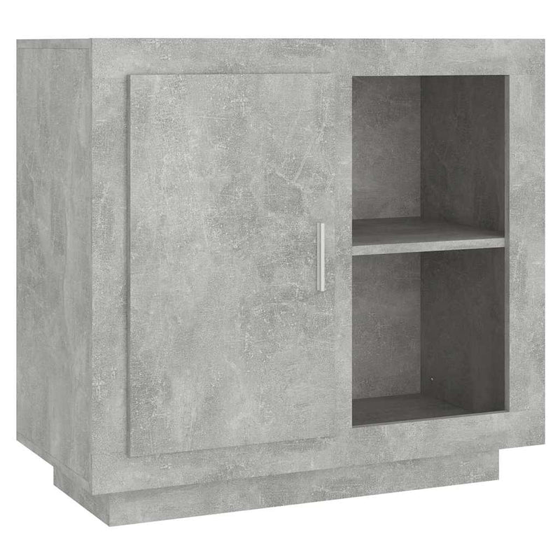 Dulap, gri beton, 80x40x75 cm