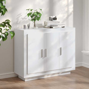 Dulap, alb, 92x35x75 cm, lemn compozit