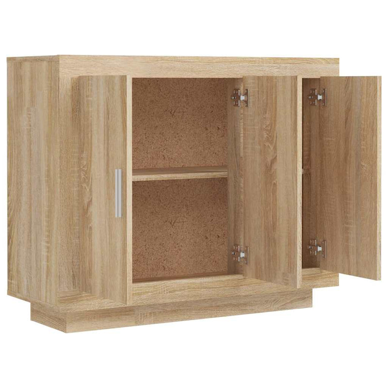 Dulap, stejar sonoma, 92x35x75 cm, lemn compozit