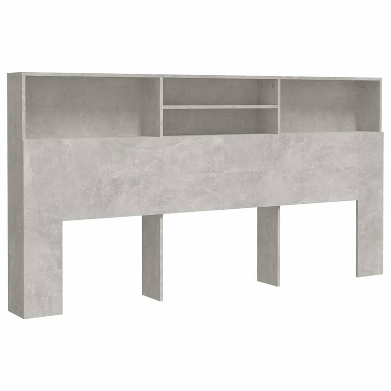 Dulap tăblie, gri beton, 200x19x103,5 cm