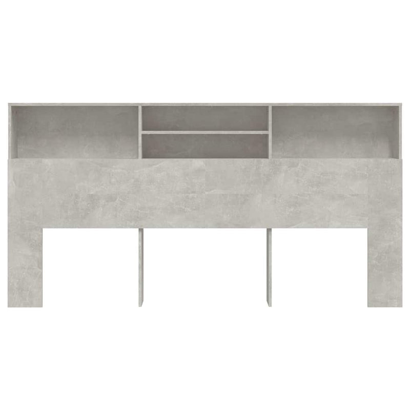 Dulap tăblie, gri beton, 200x19x103,5 cm