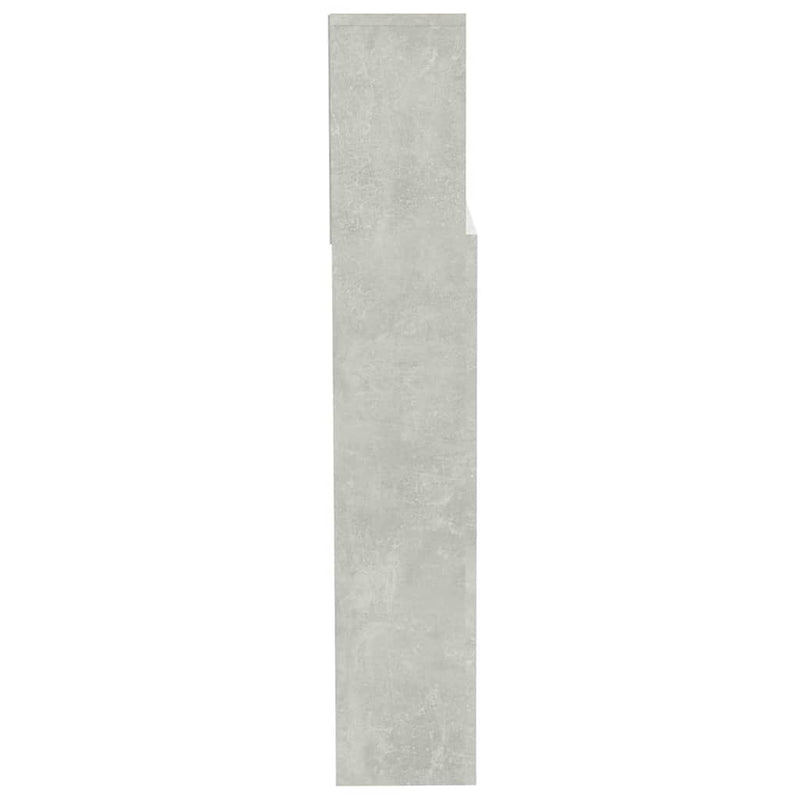 Dulap tăblie, gri beton, 200x19x103,5 cm