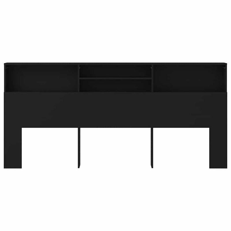 Dulap tăblie, negru, 220x19x101,5 cm