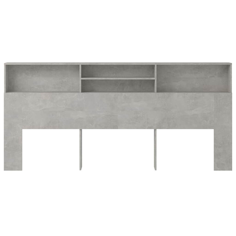 Dulap tăblie, gri beton, 220x19x101,5 cm