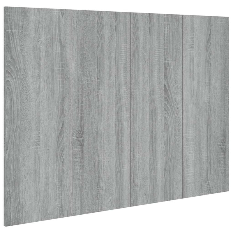Tăblie de pat, gri sonoma, 120x1,5x80 cm, lemn compozit