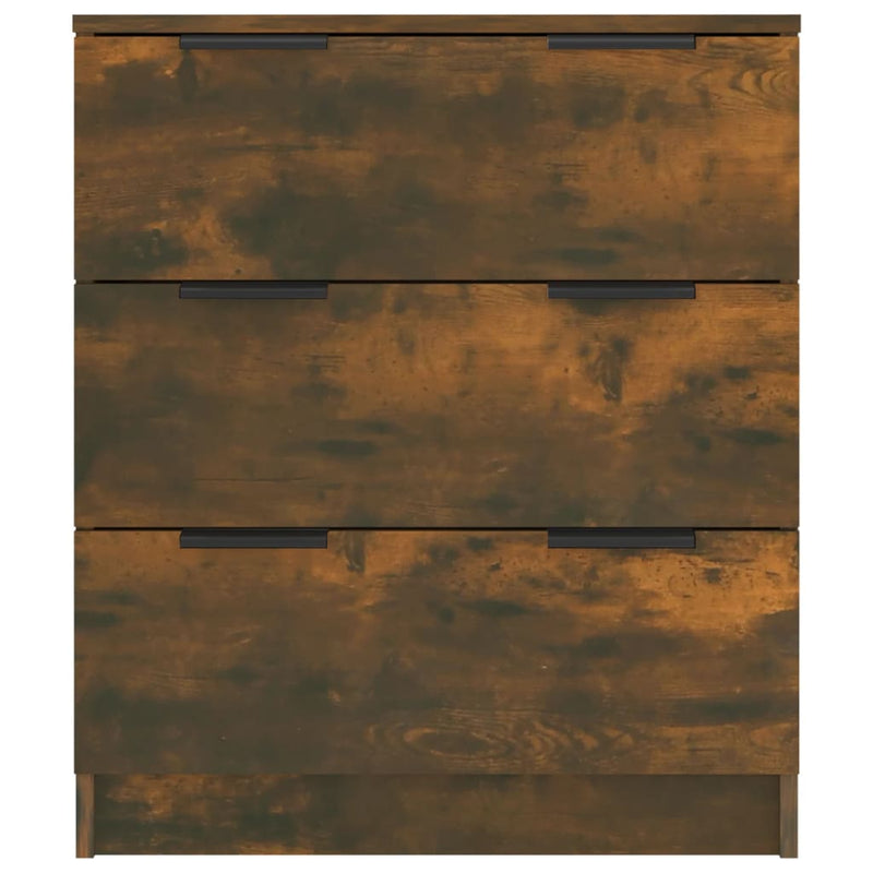 Dulap, stejar fumuriu, 60x30x70 cm, lemn prelucrat