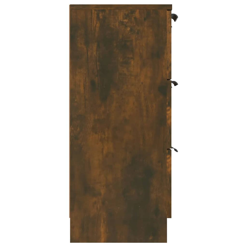 Dulap, stejar fumuriu, 60x30x70 cm, lemn prelucrat