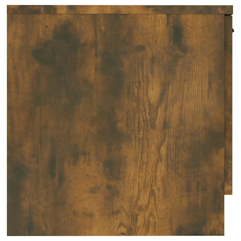 Noptiere, 2 buc., stejar afumat, 40x39x40 cm