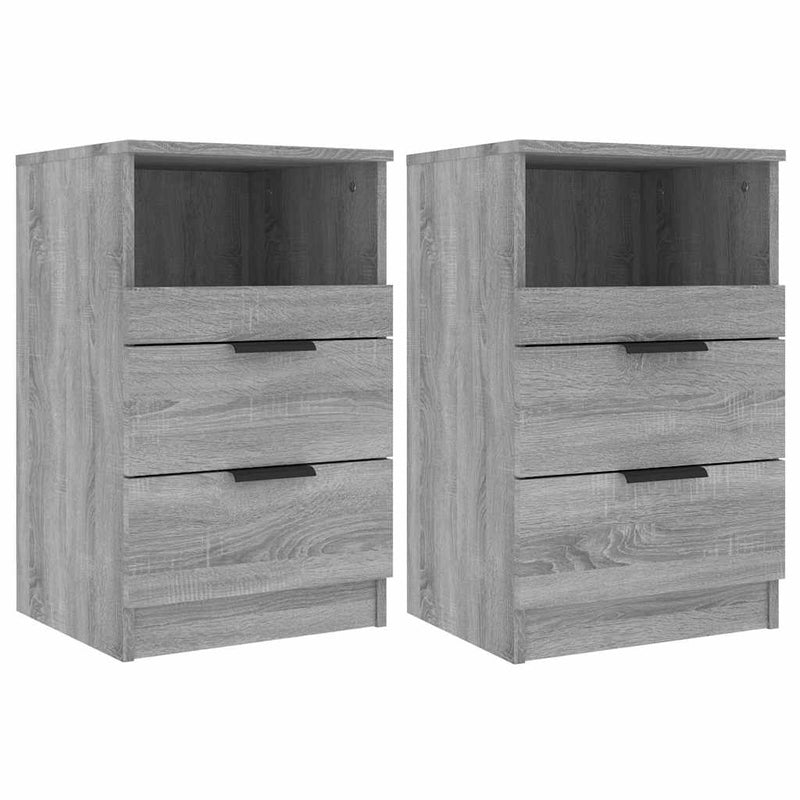 Noptiere 2 buc. Sonoma gri Medium Engineered Wood