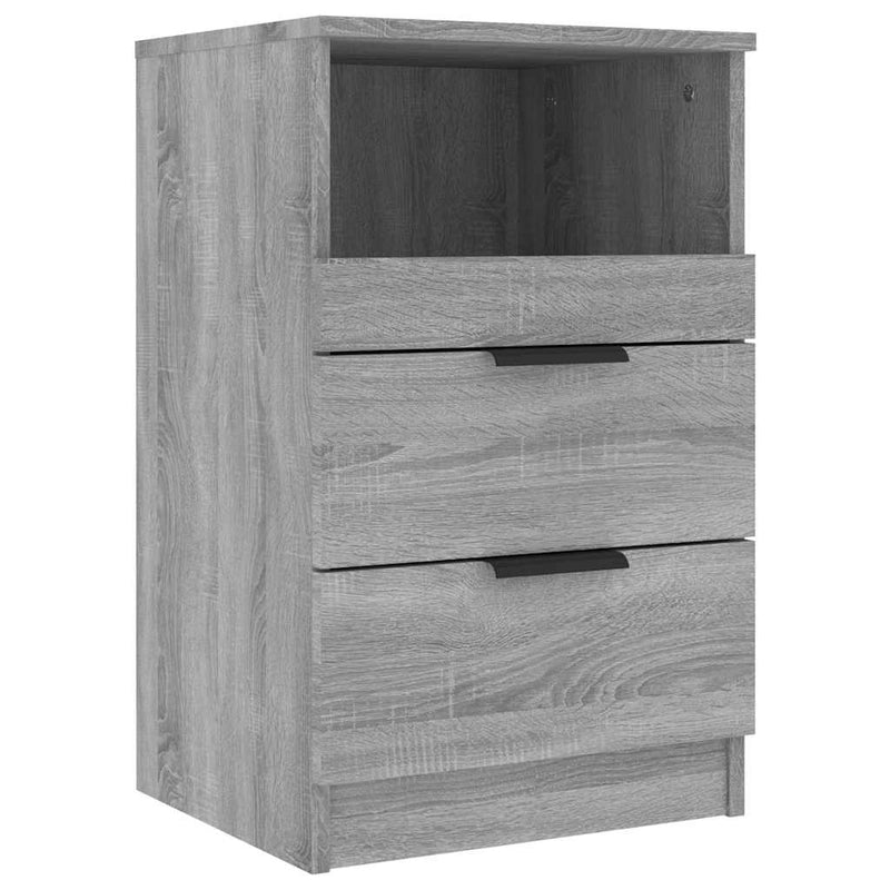 Noptiere 2 buc. Sonoma gri Medium Engineered Wood