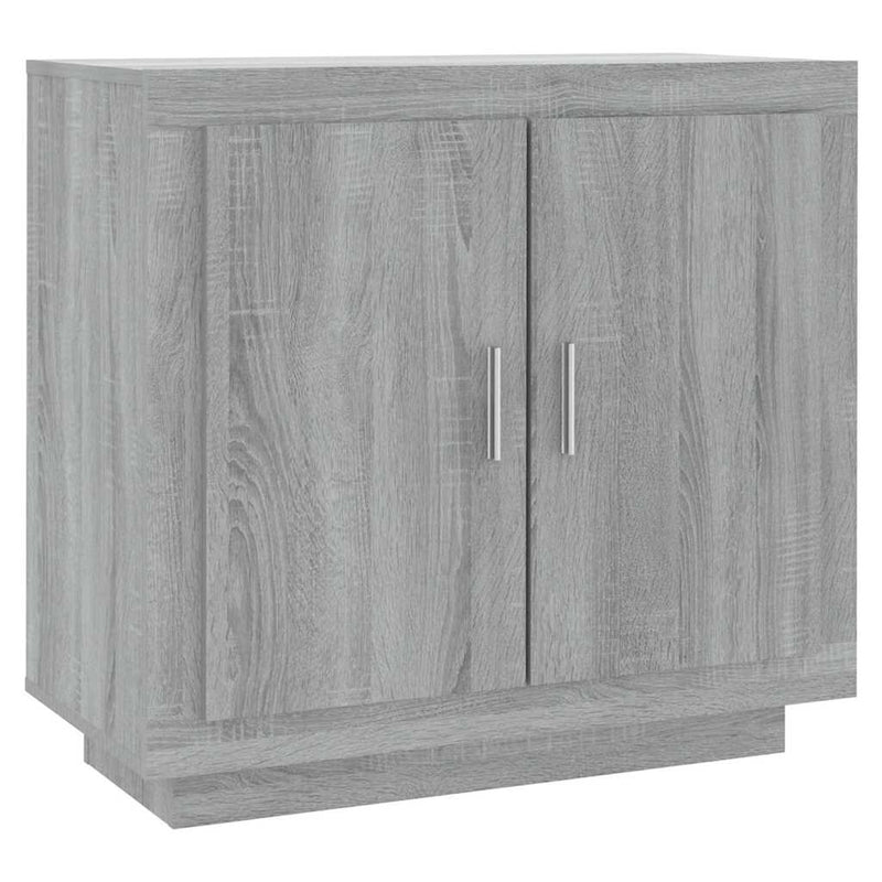 Dulap, sonoma gri, 80x40x75 cm, lemn prelucrat