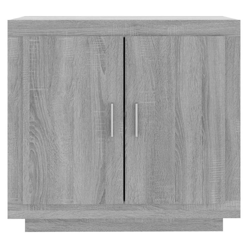 Dulap, sonoma gri, 80x40x75 cm, lemn prelucrat