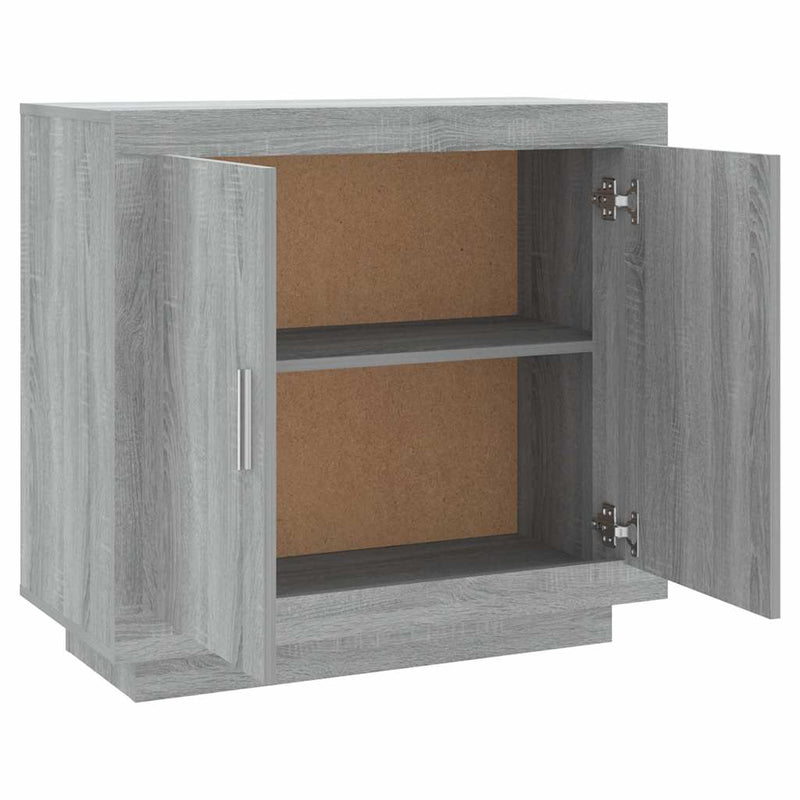 Dulap, sonoma gri, 80x40x75 cm, lemn prelucrat