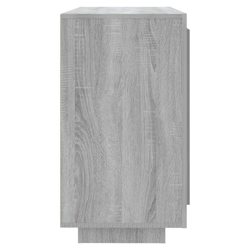 Dulap, sonoma gri, 80x40x75 cm, lemn prelucrat