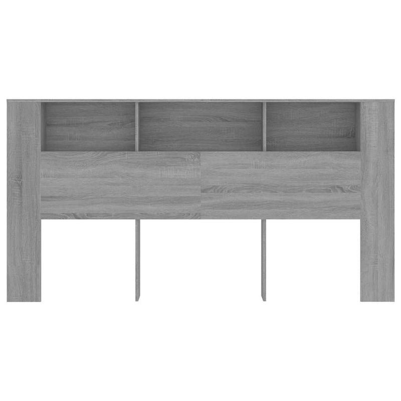 Dulap tăblie, gri sonoma, 200x18,5x104,5 cm