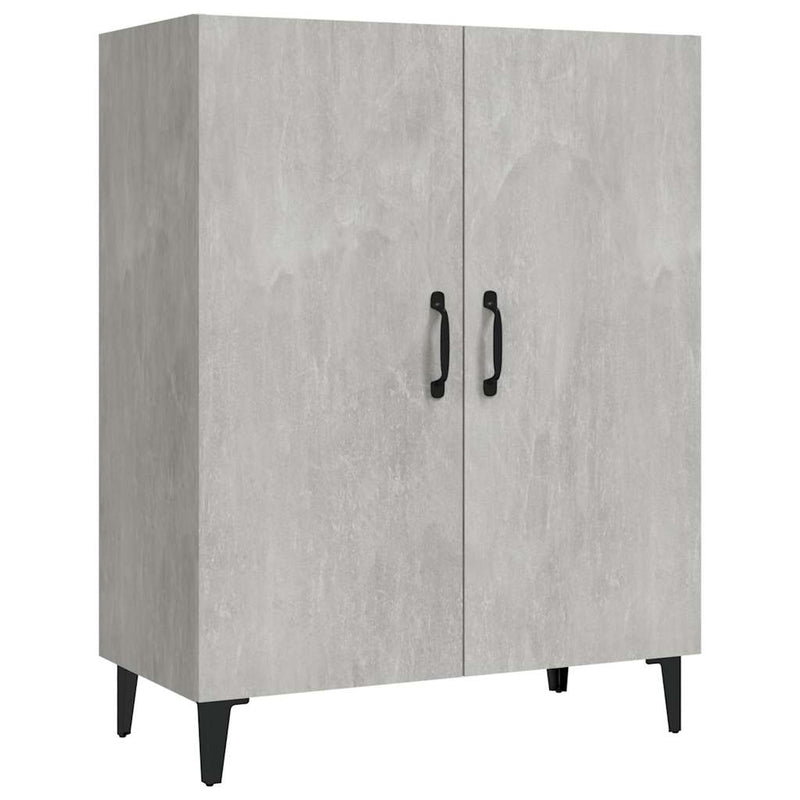 Servantă, gri beton, 70x34x90 cm, lemn prelucrat