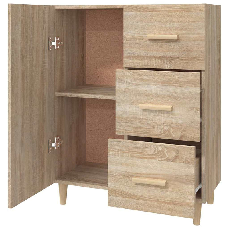 Dulap, stejar sonoma, 69,5x34x90 cm, lemn compozit