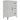 Dulap, gri beton, 69,5x34x90 cm, lemn compozit