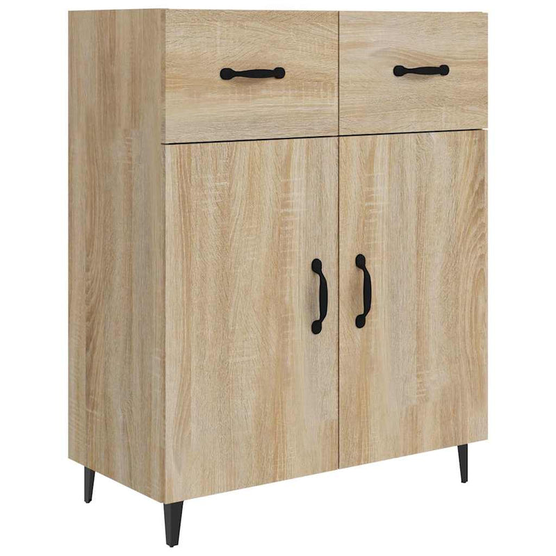 Dulap, stejar sonoma, 69,5x34x90 cm, lemn compozit