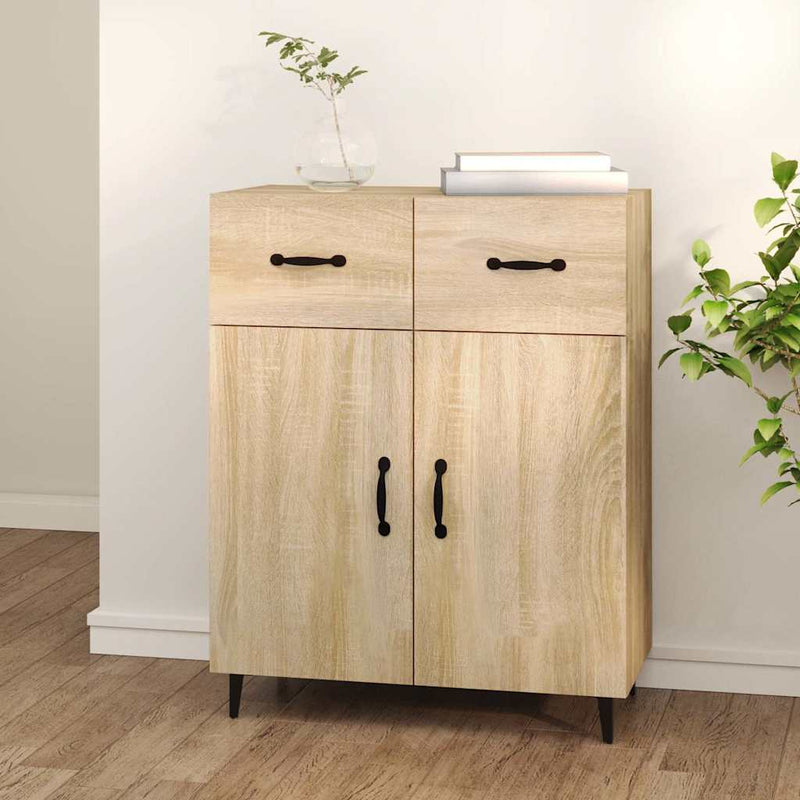 Dulap, stejar sonoma, 69,5x34x90 cm, lemn compozit