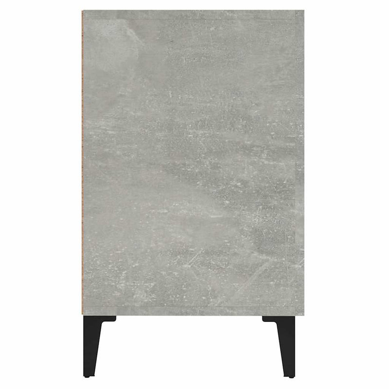 Servantă, gri beton, 100x36x60 cm, lemn compozit