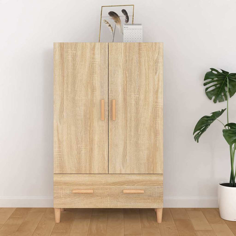 Dulap înalt, stejar sonoma, 70x31x115 cm, lemn prelucrat