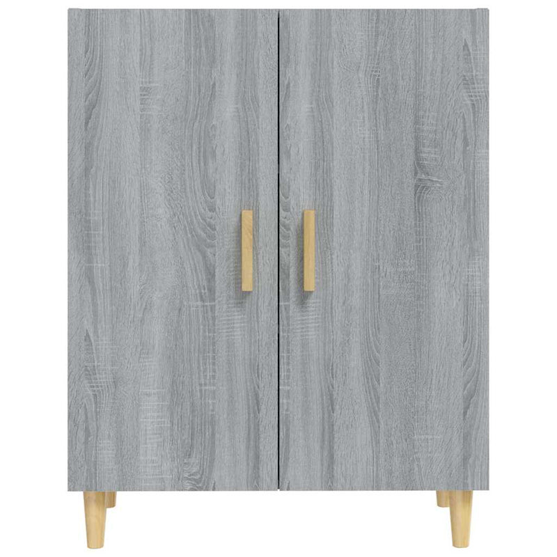 Servantă, gri sonoma, 70x34x90 cm, lemn prelucrat