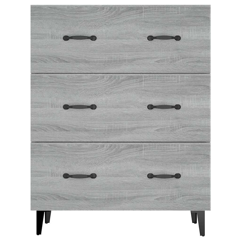 Dulap, gri sonoma, 69,5x34x90 cm, lemn compozit