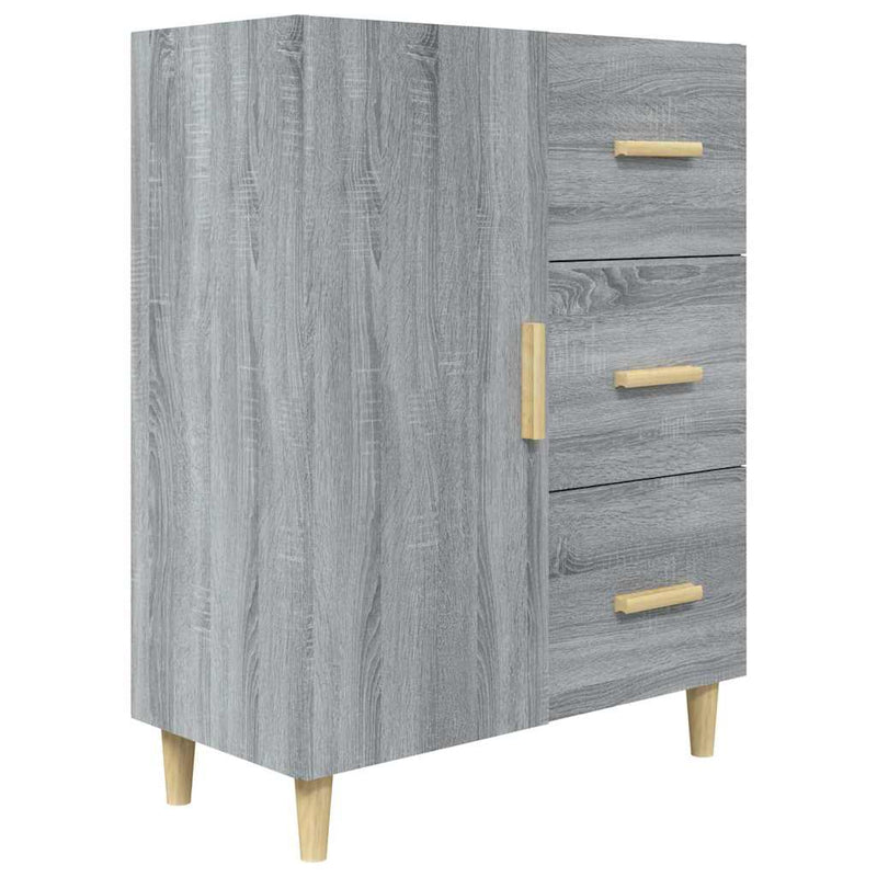 Dulap, gri sonoma, 69,5x34x90 cm, lemn compozit