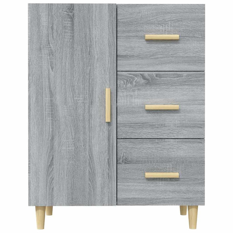 Dulap, gri sonoma, 69,5x34x90 cm, lemn compozit