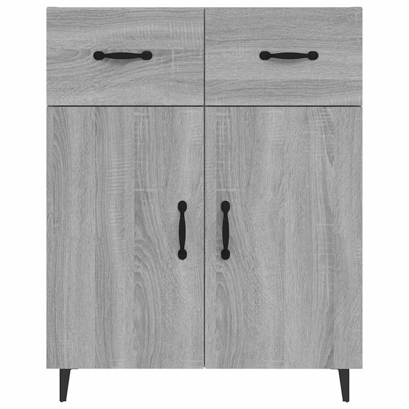 Dulap, gri sonoma, 69,5x34x90 cm, lemn compozit