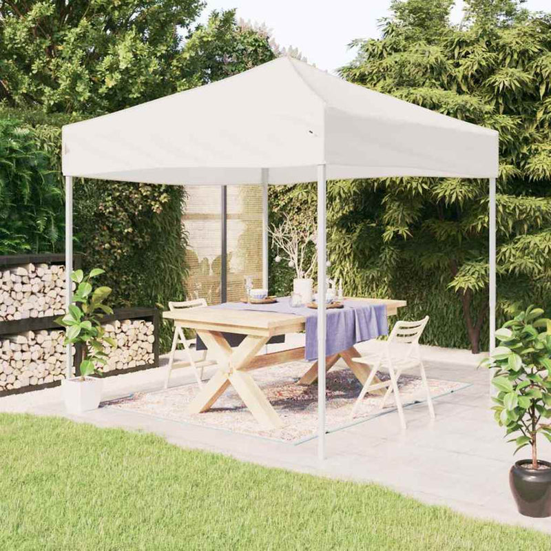 Cort pliabil pentru petrecere, alb, 2x2 m