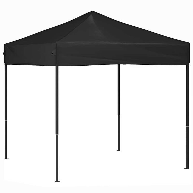 Cort pliabil pentru petrecere, negru, 2x2 m