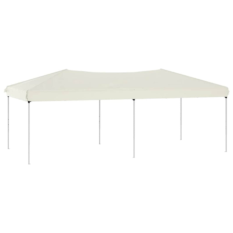 Cort pliabil pentru petreceri, crem, 3x6 m