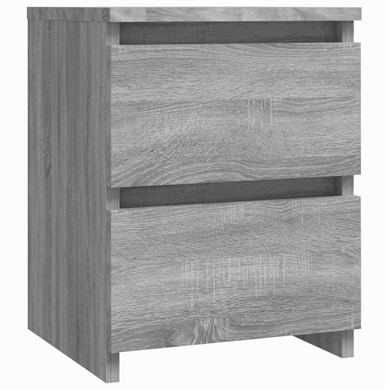 Noptiere 2 buc. gri Sonoma 30x30x40 cm lemn prelucrat