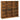 Dulap CD-uri, stejar fumuriu, 100x23x89,5 cm, lemn prelucrat