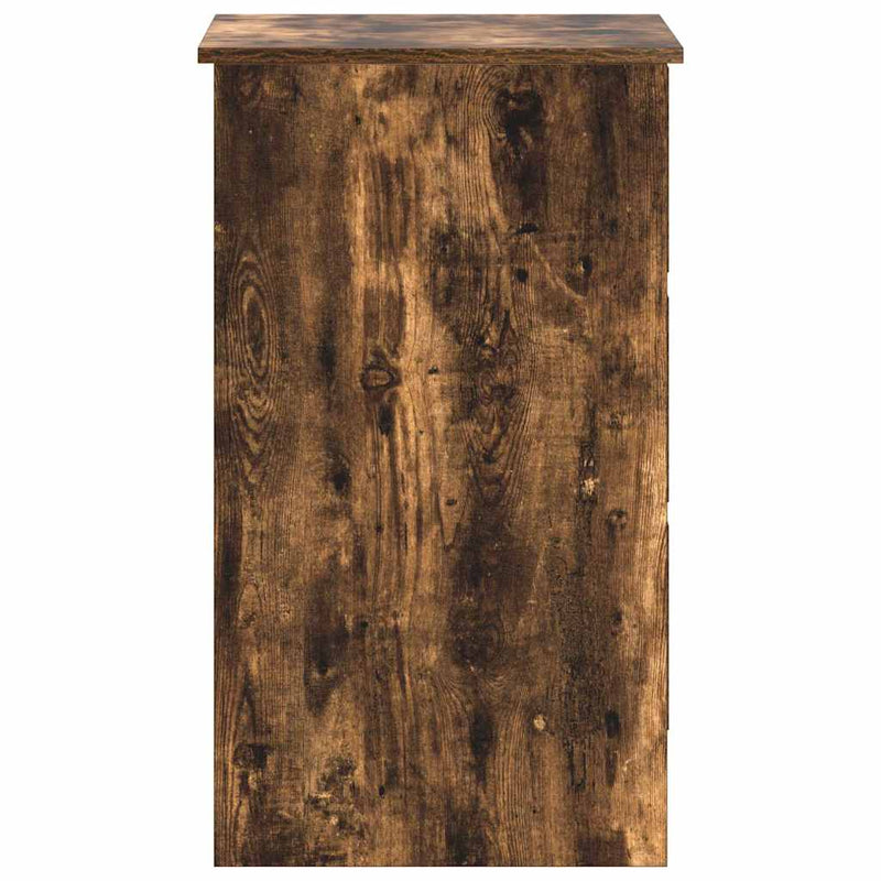 Birou, stejar fumuriu, 90x45x76 cm, lemn prelucrat
