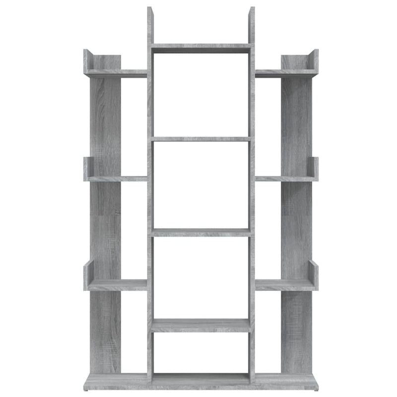 Bibliotecă, gri sonoma, 86x25,5x140 cm, lemn prelucrat