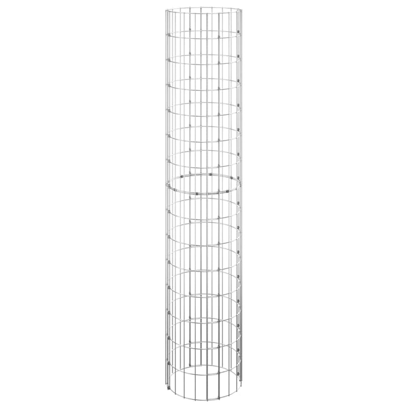 Stâlp de gabion, Ø30x150 cm, oțel galvanizat, circular