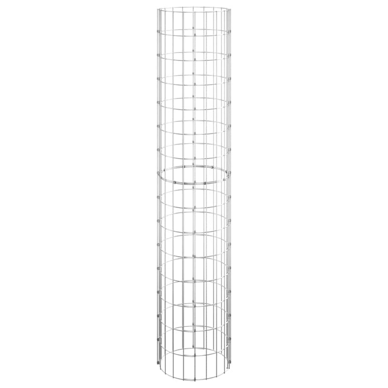Stâlp de gabion, Ø30x150 cm, oțel galvanizat, circular