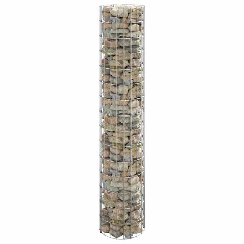 Stâlp de gabion, Ø30x150 cm, oțel galvanizat, circular