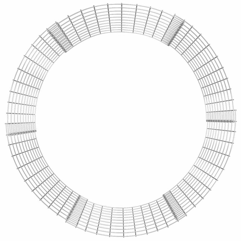 Stâlp de gabion, Ø100x100 cm, oțel galvanizat, circular