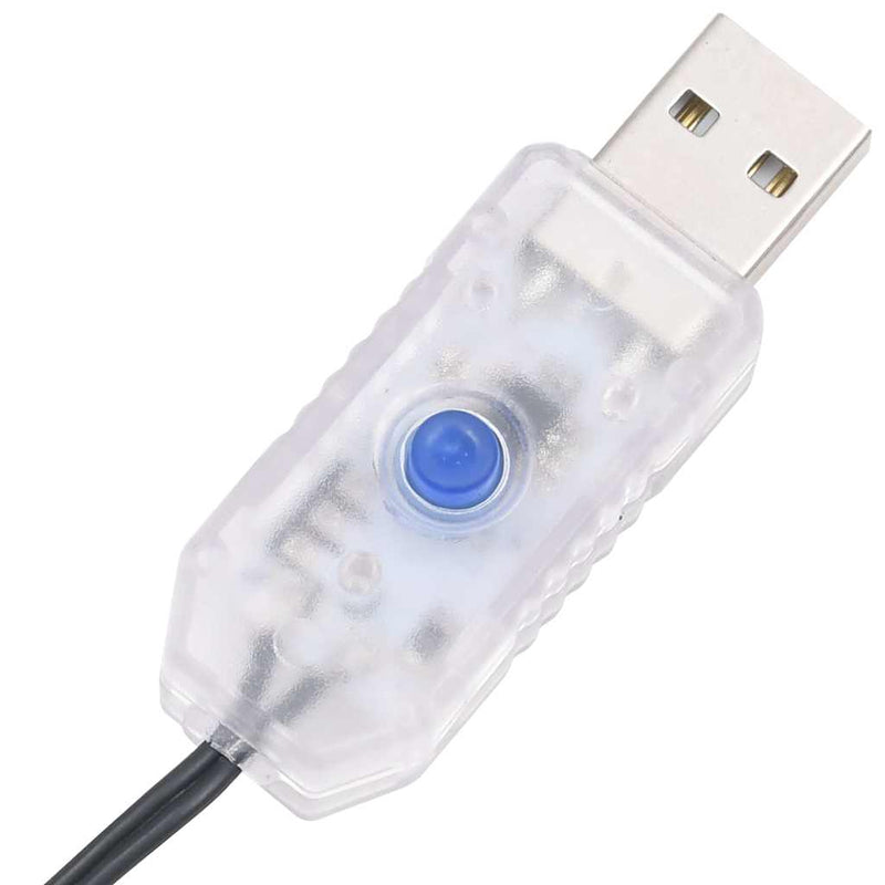 Instalație cu 300 LED-uri, multicolor, 30 m, PVC
