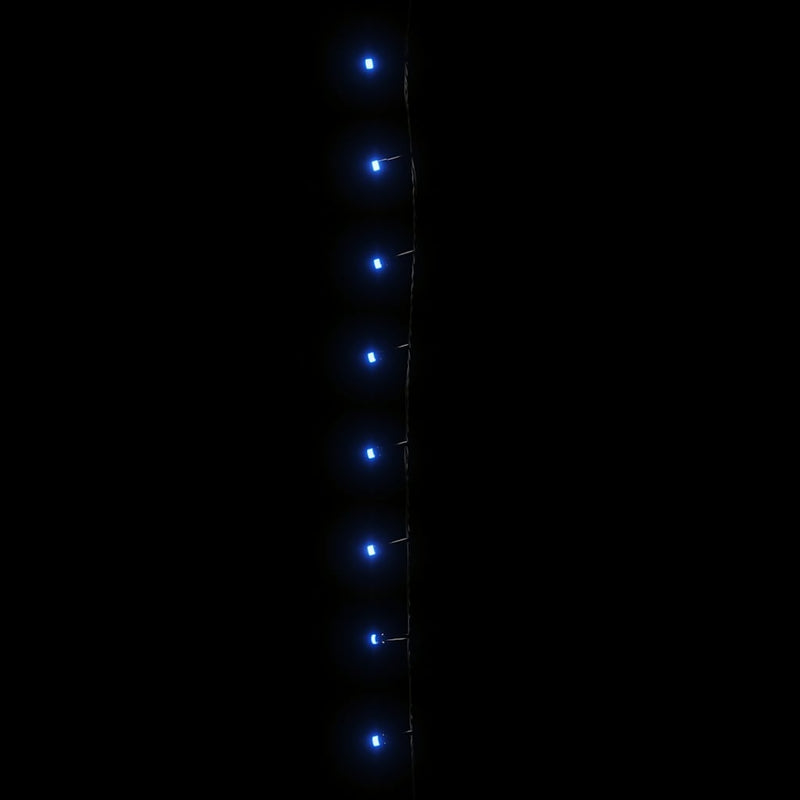 Instalație cu 2000 LED-uri, albastru, 200 m, PVC