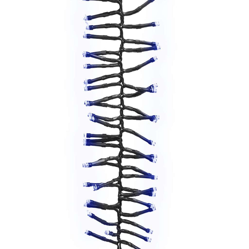 Instalație tip cluster cu 1000 LED-uri, albastru, PVC