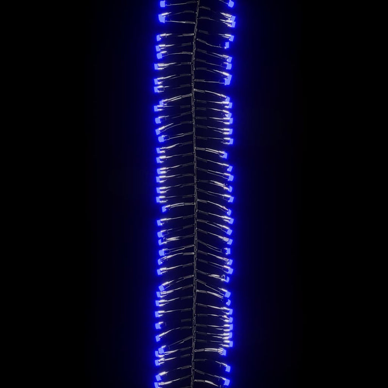 Instalație tip cluster cu 1000 LED-uri, albastru, PVC