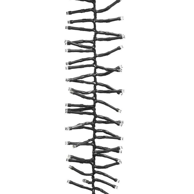 Instalație tip cluster cu 3000 LED-uri, alb cald, PVC