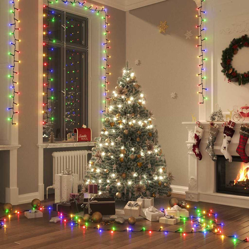 Instalație compactă cu 1000 LED-uri, multicolor, 25 m, PVC