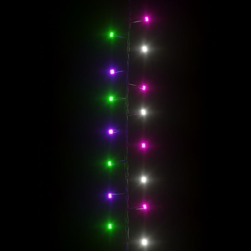 Instalație compactă cu 2000 LED-uri pastel multicolor 45 m PVC